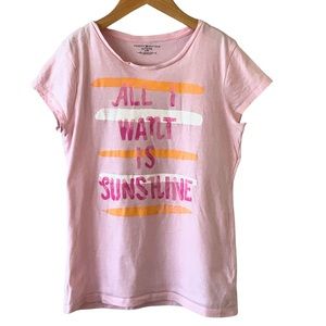Tommy Hilfiger kids Size XL 14 girl’s tee light pink